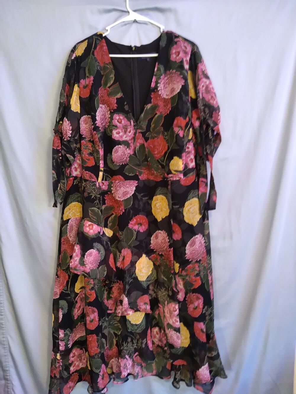 Rachel Roy Floral V-Neck Dress